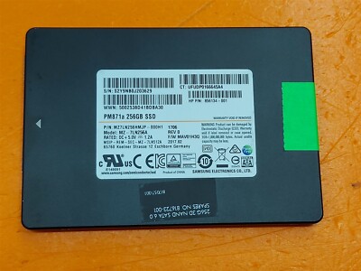 SSD - Samsung PM871a MZ7LN256HMJP-000H1 256GB 2.5