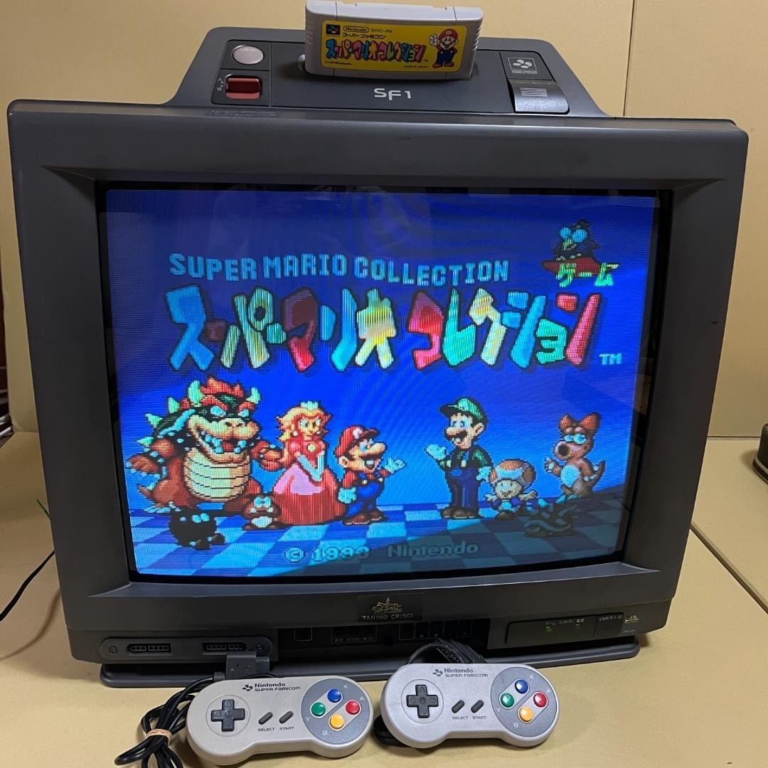 SHARP SF-1 21G-SF1 Super Famicom Built-in TV SFC Console Monitor