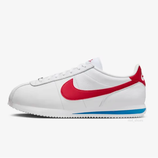 Nike Cortez Leather 'Forrest Gump' White/Varsity Red (FZ1347-100