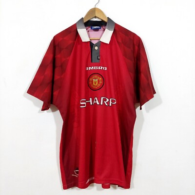 Vintage Umbro Manchester United Shirt 1996/98 MAN UTD Home XL