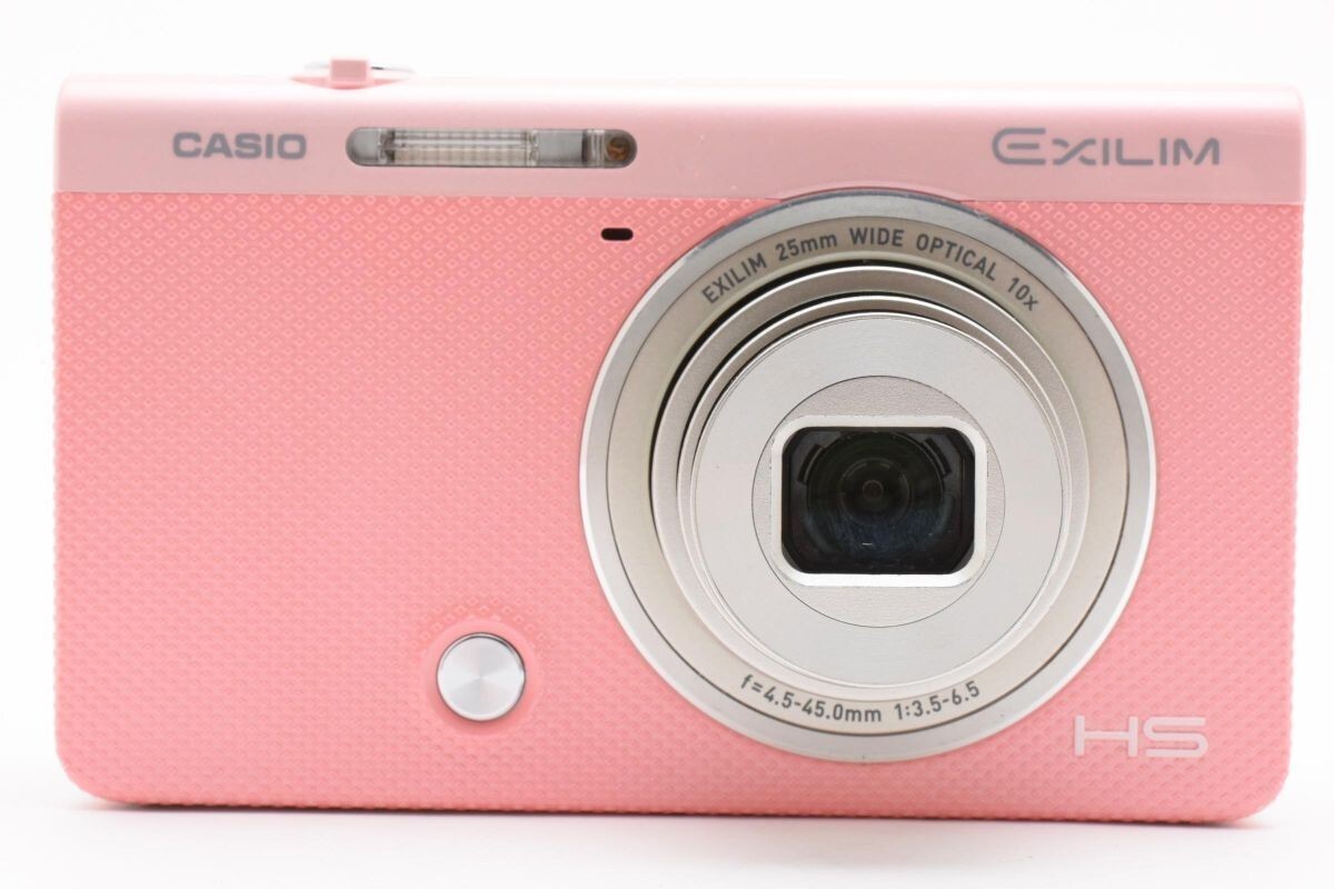 CASIO HIGH SPEED EXILIM EX-ZR70 Pink Digital Camera Selfie Tilt