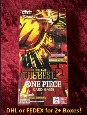 ONE PIECE Card Game Premium The Best vol.2 PRB-02 Box Japanese