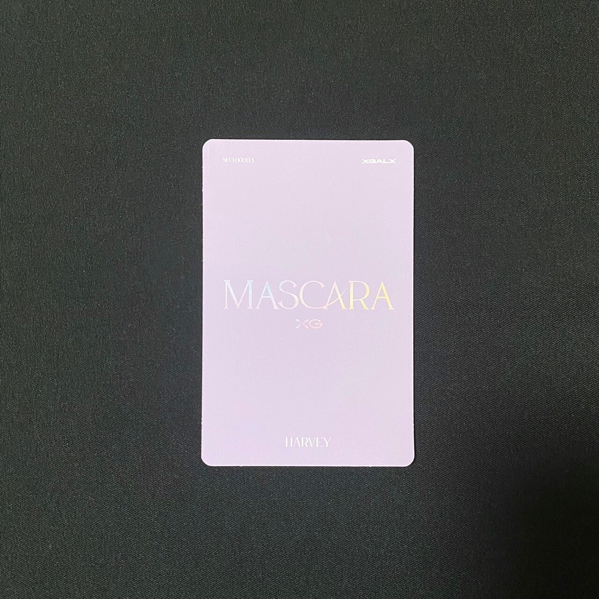 XG 2nd Single Album MASCARA CD BOX HARVEY Photo card | eBay