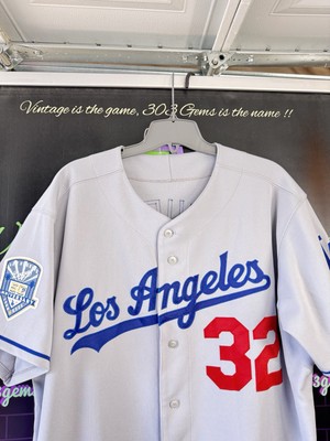 Authentic Sandy Koufax #32 Los Angeles Dodgers MLB Jersey W/ 50th