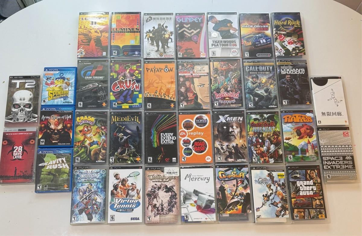 32 Sony PSP and Vita CIB / NIB Games Lot- Kenka Bancho