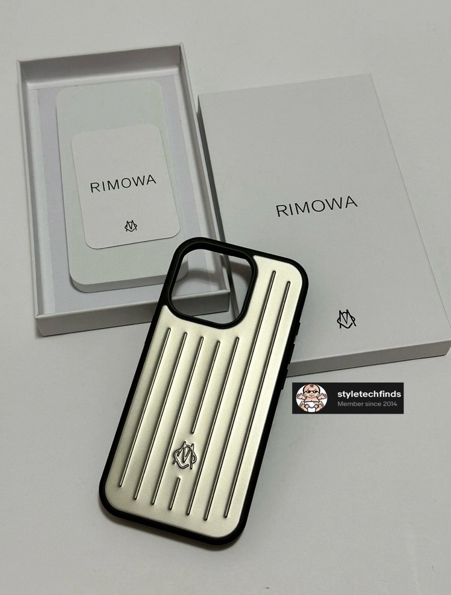 Rimowa Iphone Case Aluminum For Iphone 16 Pro TITANIUM ⭐️U.S