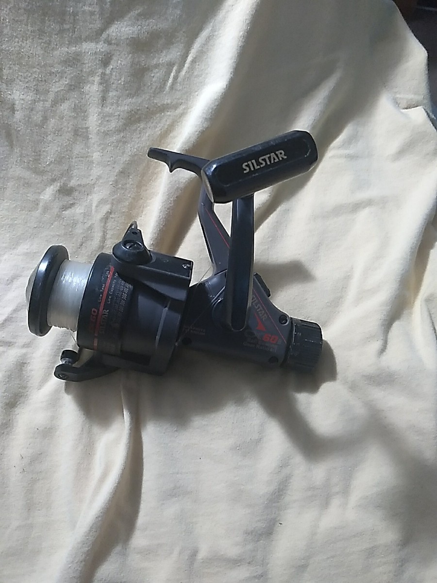 VINTAGE SILSTAR CX60B GRAPITE FISHING REEL OLD VINTAGE Ball