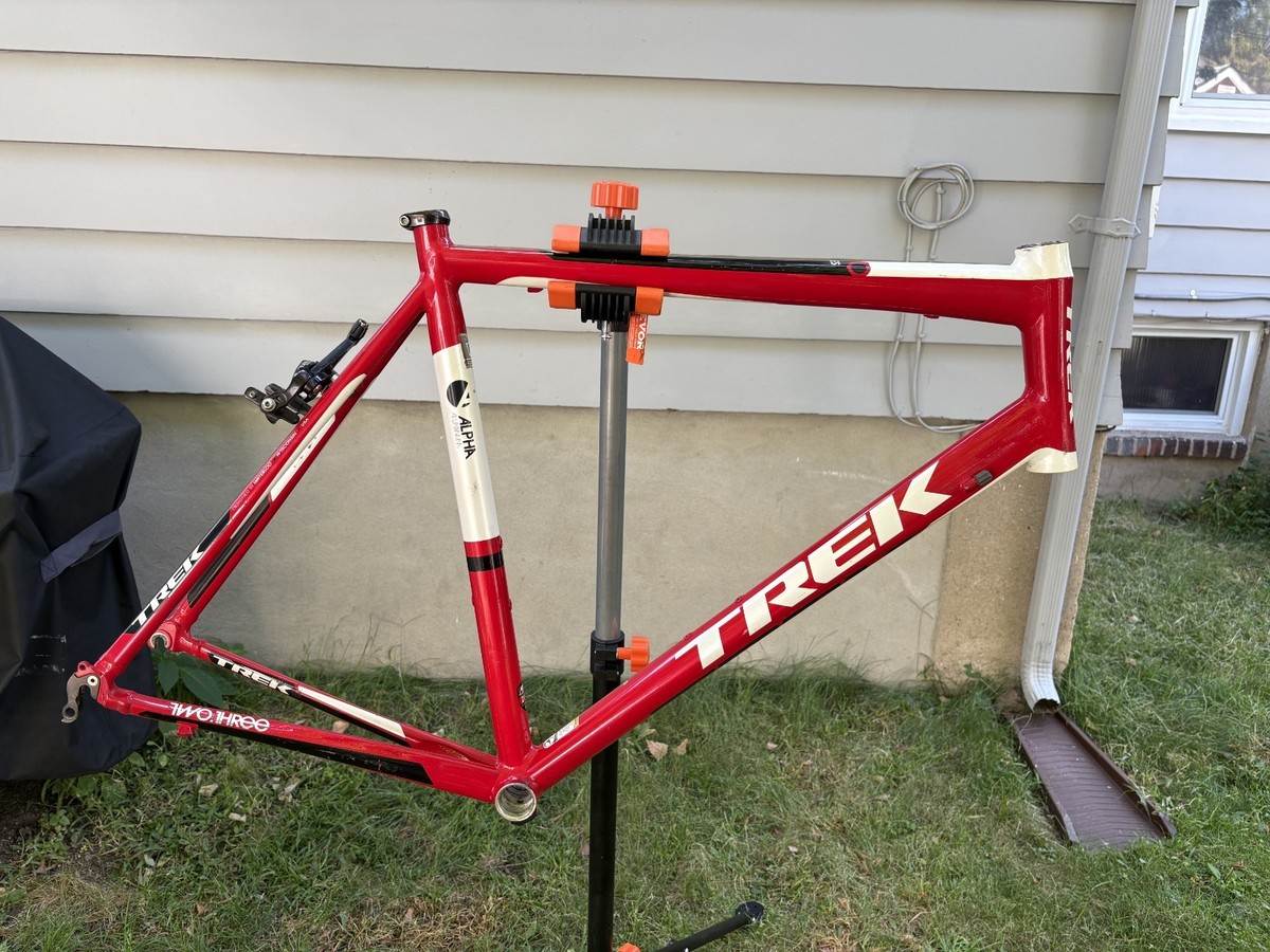 TREK ALPHA2.3 52cm レッド/ホワイト アルミ Trek 2.3 road bike 60cm