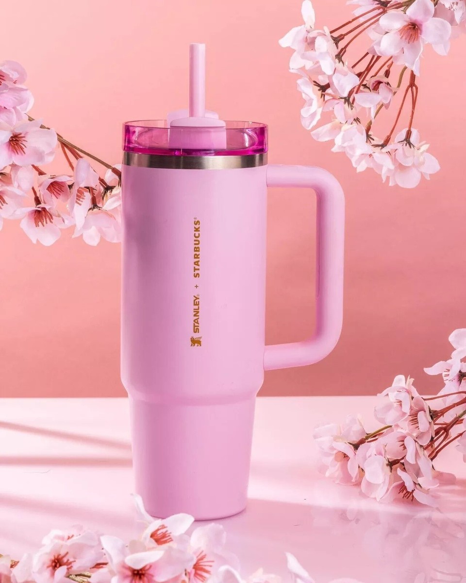 Stanley & Starbucks Limited Edition Pink Cherry Blossom 40oz