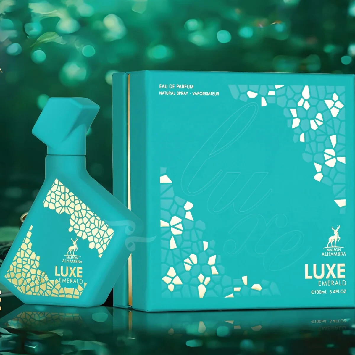 Luxe Emerald By Maison Alhambra 3.4oz Eau De Parfum Spray Unisex