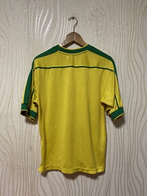 BRAZIL 1998 1999 HOME FOOTBALL SHIRT SOCCER JERSEY NIKE sz S MEN