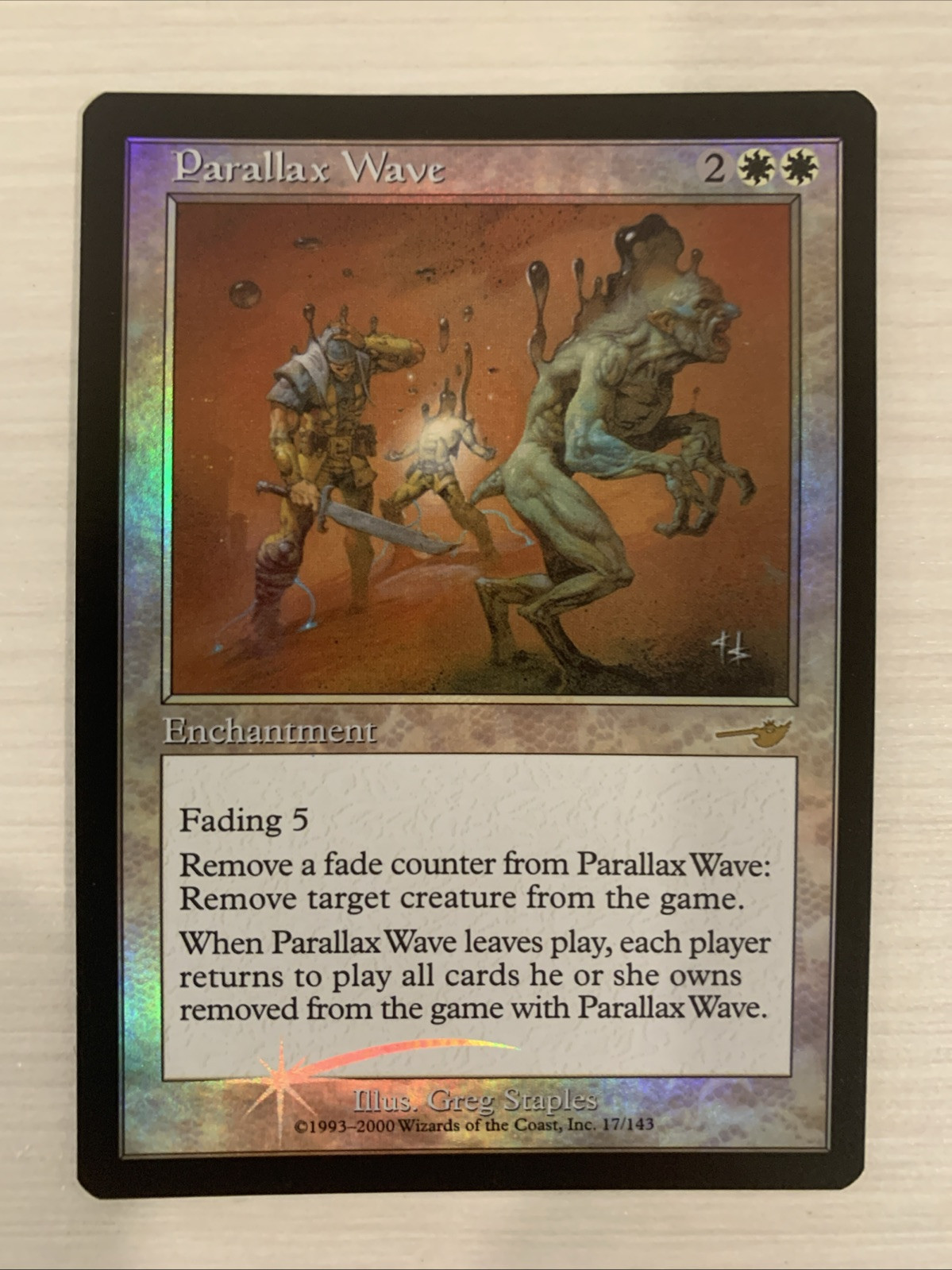 Parallax Wave 2000 Nemesis #17 Foil Price Guide - Sports Card Investor