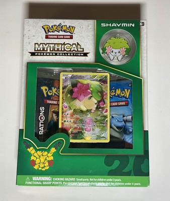 Pokémon TCG: Mythical Collection Shaymin Card Game Box (2 Packs x