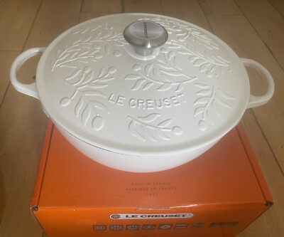 le Creuset Olive Branch Marmite Soup Pot 28cm - Cotton (NEW) | eBay