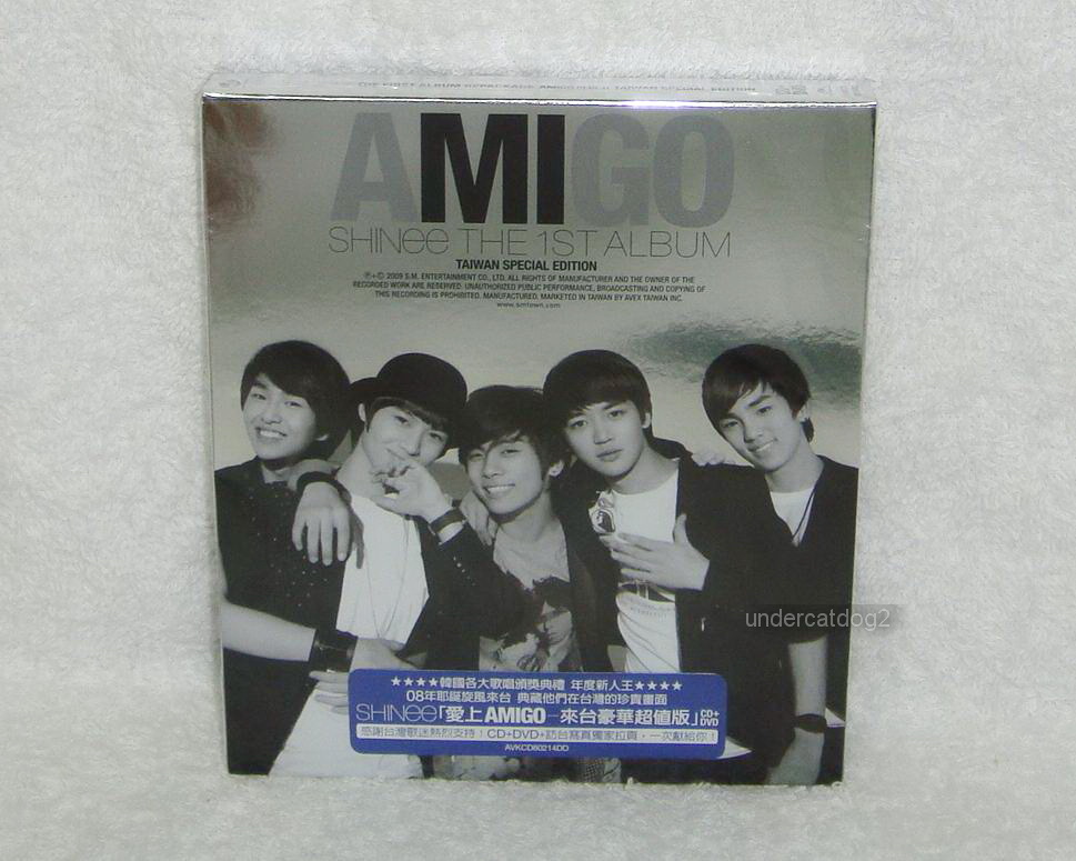 SHINee 1st Album Amigo Taiwan Ltd CD+DVD (w/bonus 3-trks) | eBay