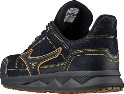 MIZUNO WORKING Safety Shoes ALMIGHTY HW11L DENIM WIDE Indigo