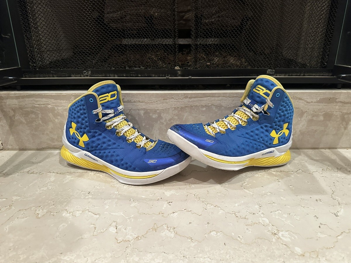 UNDER ARMOUR CURRY 1 SC1 Home Dub Nation Warriors Basketball Shoes
