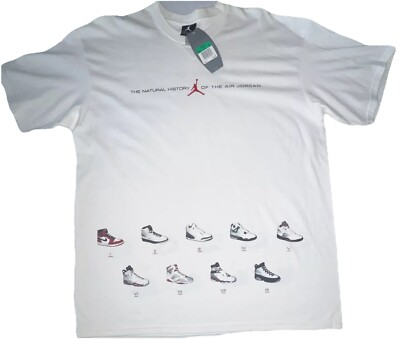 VINTAGE NIKE AIR JORDAN 18 YEARS OF LOVE SHIRT NEW 2003 XL NEW NWT