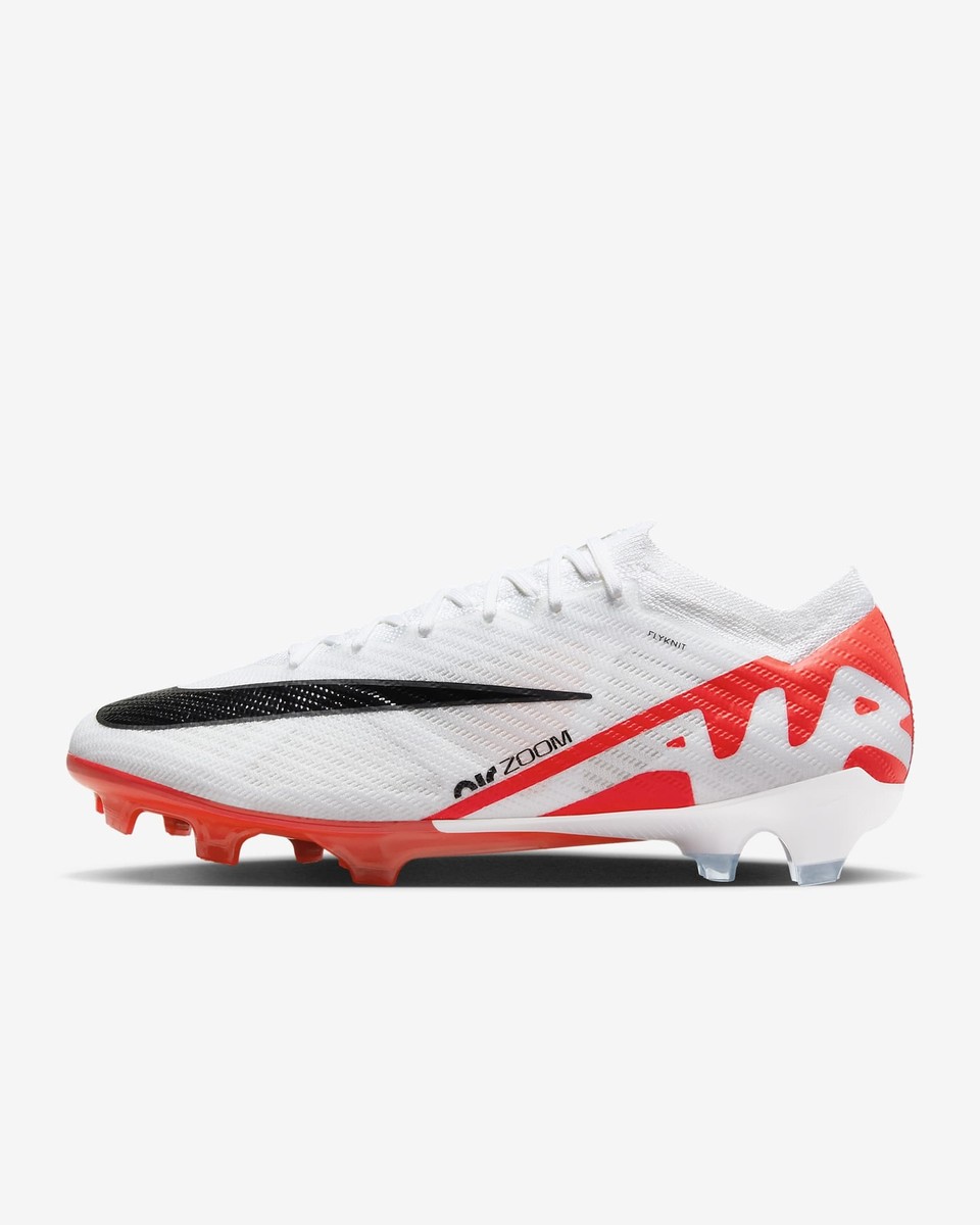 Nike Men Mercurial Zoom Vapor 15 Elite FG Cleat White Red Sz 13