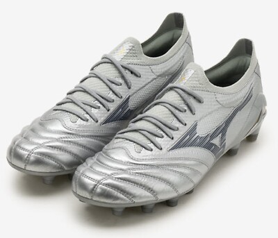 Mizuno Men Morelia Neo IV β Elite MD Cleats Silver Football GYM