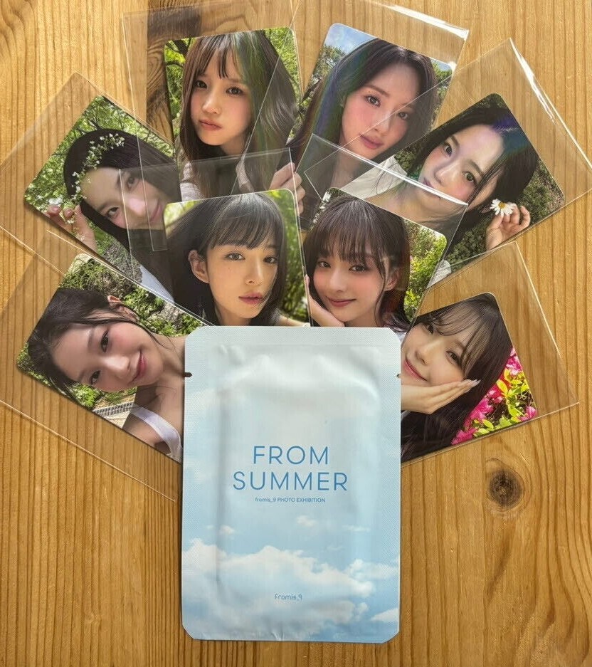 fromis_9 - PHOTO EXHIBITION FROM SUMMER OFFICIAL MD TRADING CARD