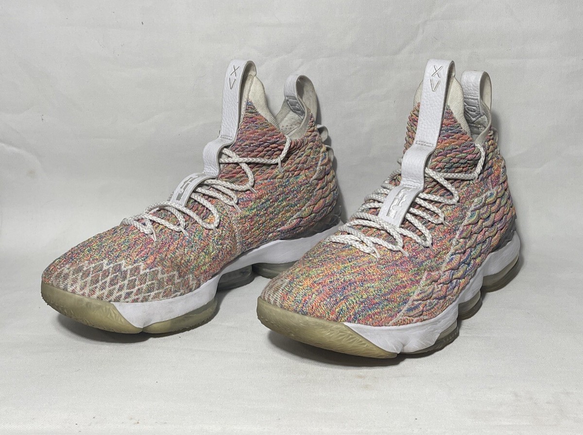 Nike Lebron 15 “Fruity Pebbles” Size 11.5 Used 897648 900 | eBay