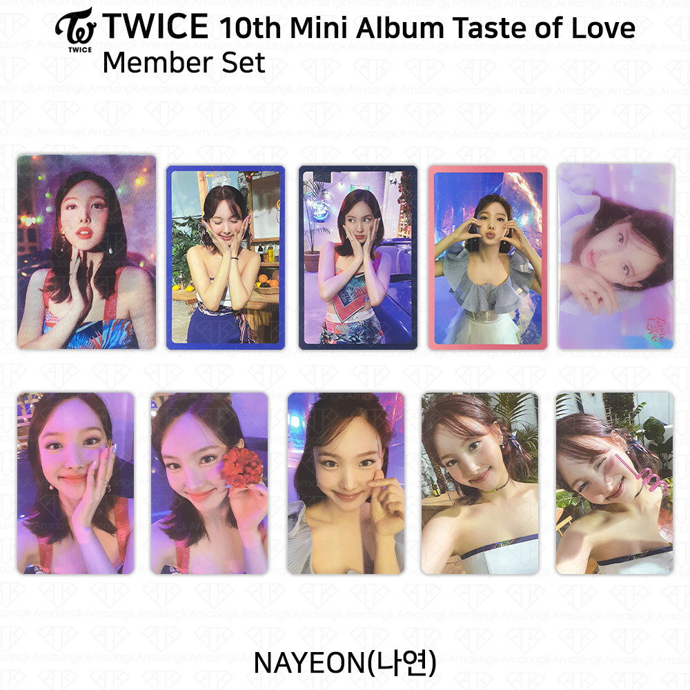 TWICE 10th Mini Album Taste of Love Official Photocard Nayeon KPOP
