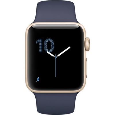 Apple Watch Series 2 38mm (Gold Aluminum Case, Midnight Blue Sport