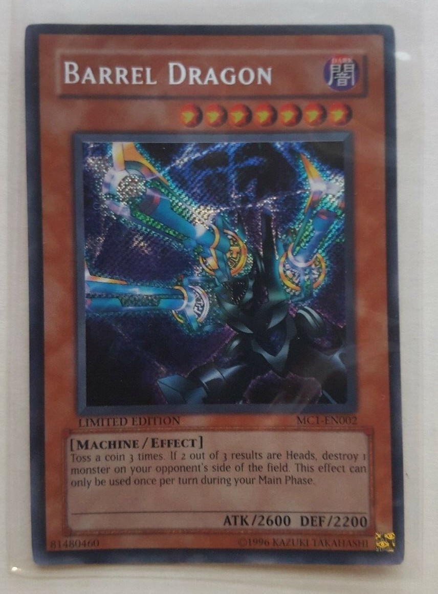 YU-GI-OH BARREL DRAGON LIMITED EDITION MC1-EN002 | eBay
