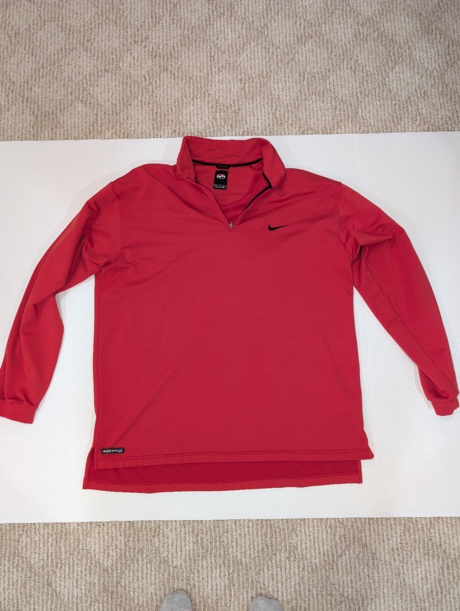 Vintage 90s Tiger Woods Ying Yang Nike Golf Long Sleeve Polo