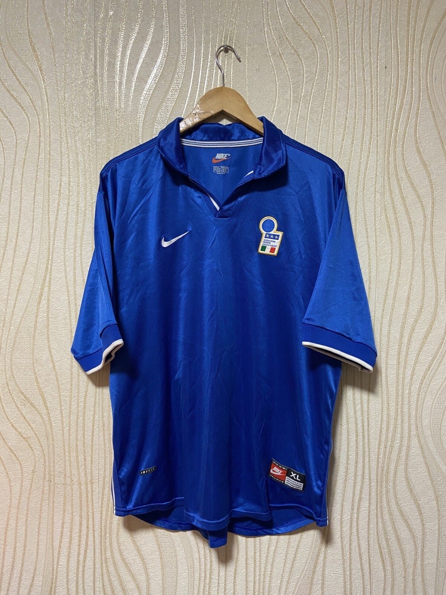 ITALY 1997 1998 HOME FOOTBALL SHIRT SOCCER JERSEY NIKE sz XL MEN