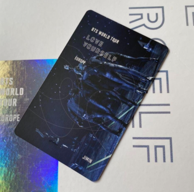 BTS JIMIN Love Yourself Europe Blu-ray official Photocard LYS