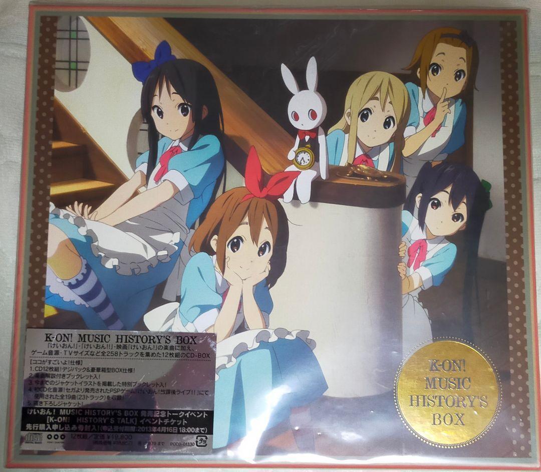 K-ON! MUSIC HISTORY'S BOX Anime Music 12 CD picture book booklet