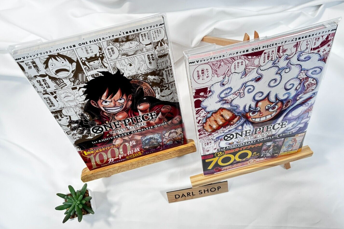 ONE PIECE CARD GAME 1st 2nd ANNIVERSARY COMPLETE GUIDE Book Set w
