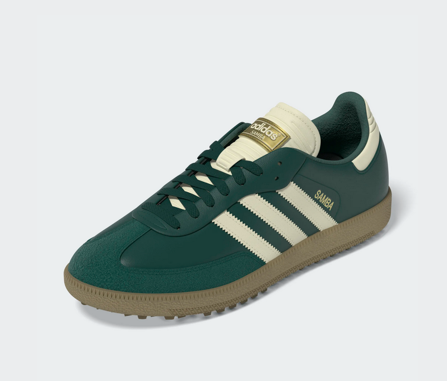 New adidas Samba Golf Shoes Collegiate Green/Off White/Gum4