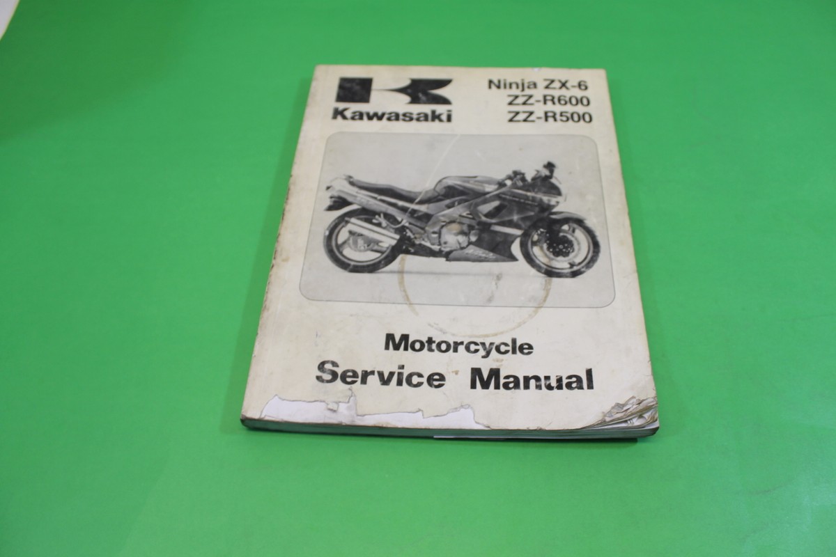 OEM KAWASAKI '90-'93 NINJA ZX-6 ZZ-R600 ZZ-R500 SERVICE MANUAL