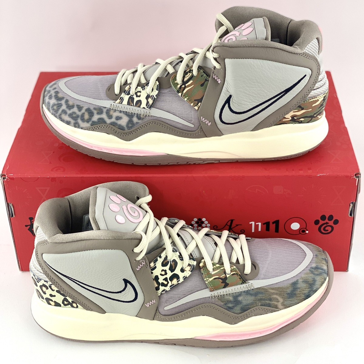 Nike Kyrie Infinity Leopard Camo Men's Size 13 Basketball Shoes