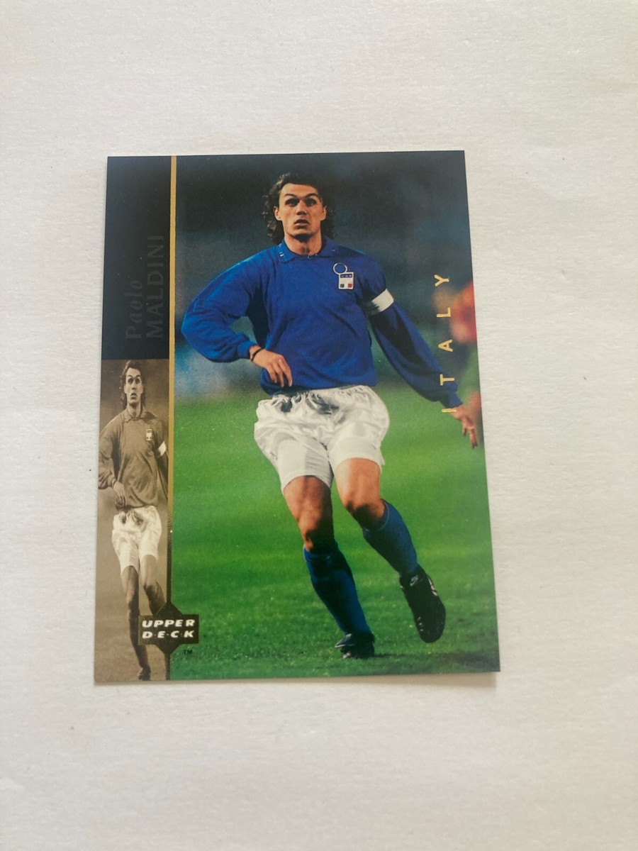 Paolo Maldini 1994 Upper Deck World Cup USA 94 Superstars Set Card