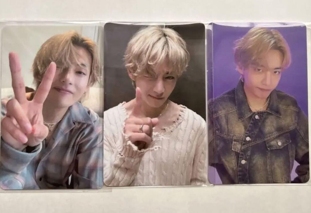 BTS V Layover Weverse Lucky draw PVC Limited POB Photocard