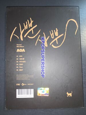 AOA 2nd Mini Album Like A Cat Autographed Signed CD Good No