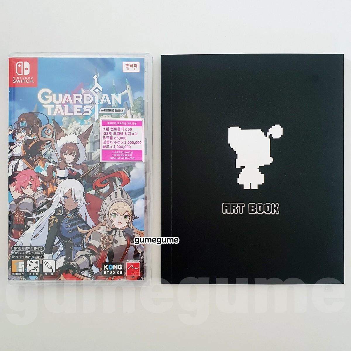 Switch Guardian Tales for Nintendo Switch & Artbook - Korean