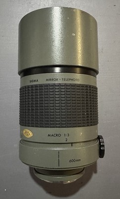 SIGMA MIRROR-TELEPHOTO 600MM F8 MACRO FOR CANON FD MOUNT | eBay