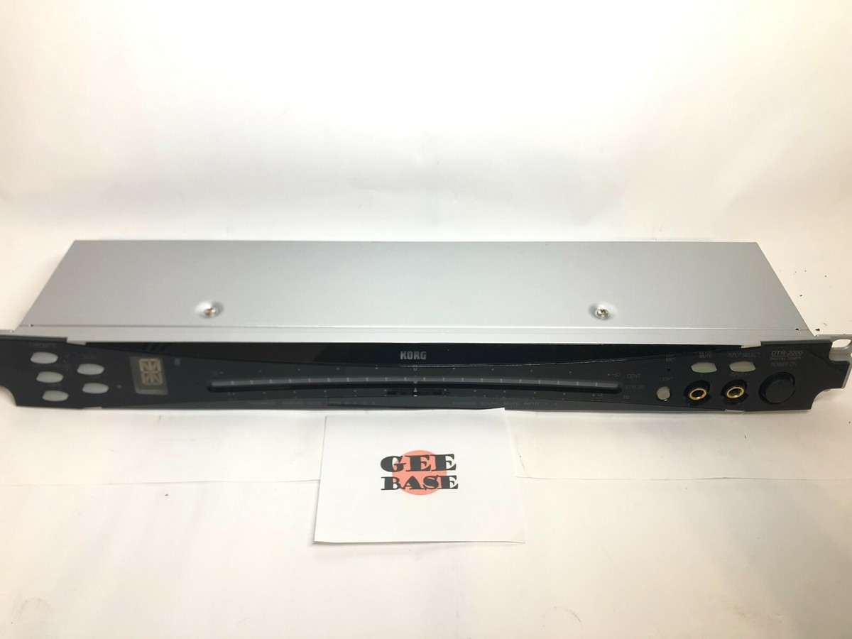 KORG DTR-2000 Rack Mount Chromatic Digital Tuner Tested Free