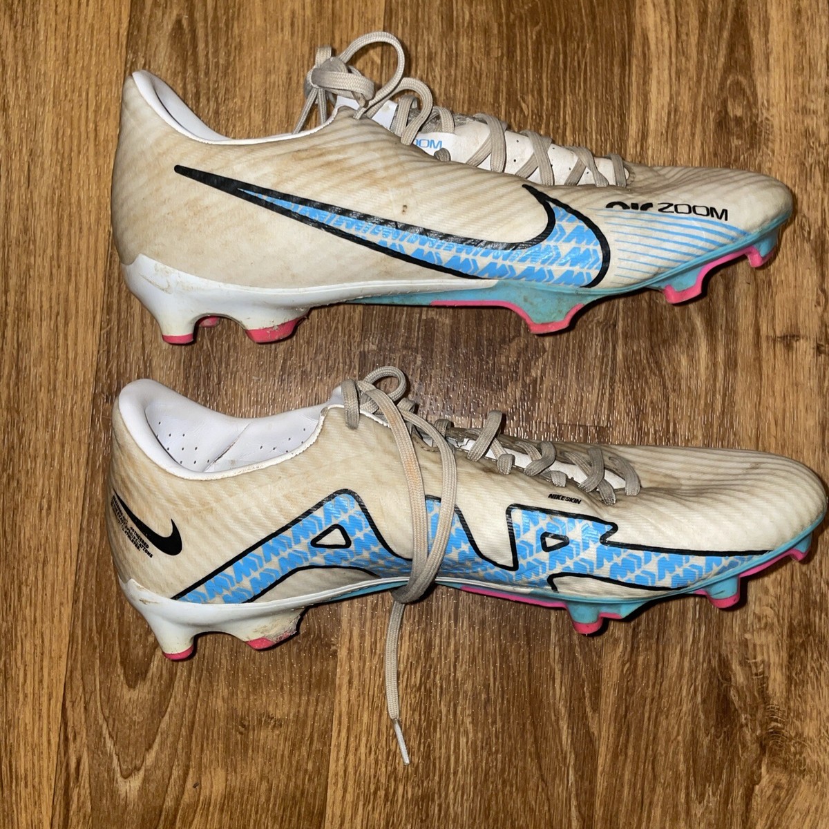 Nike Zoom Mercurial Vapor 15 Academy Size 8 MG Low White Baltic