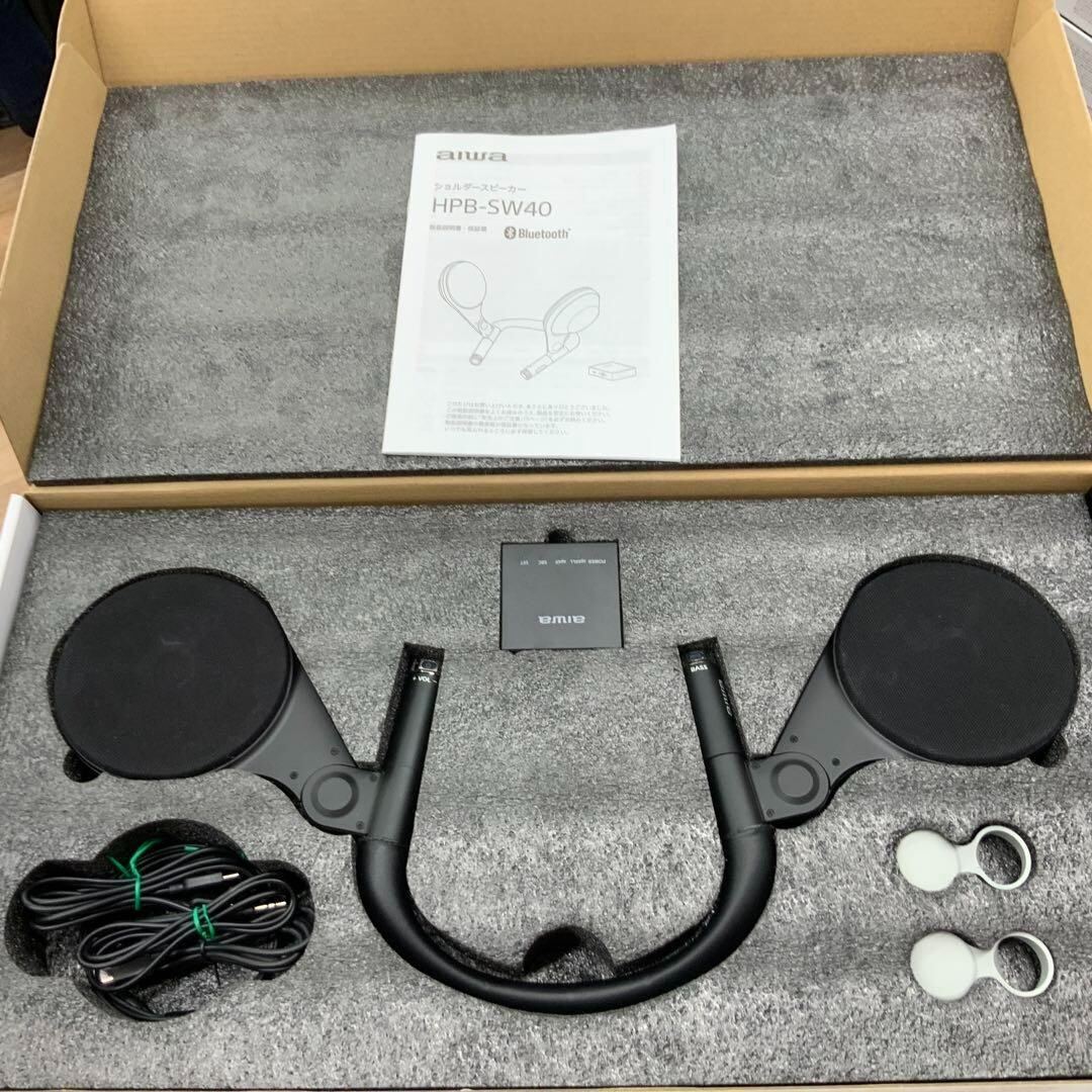 Aiwa HPB-SW40 Butterfly Audio Shoulder Speaker Black wirh Original