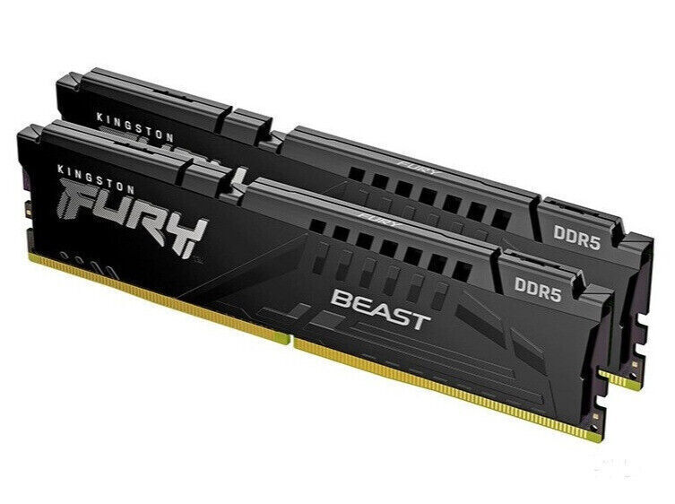 Kingston FURY Beast 32GB 2x16GB DDR5 6000mhz CL40 RAM Memory