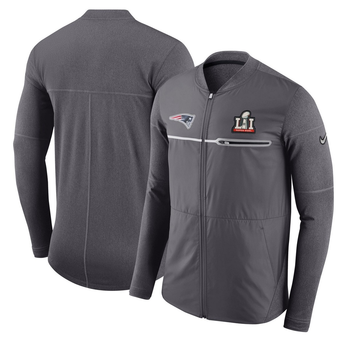 Nike New England Patriots Super Bowl 51 LI Men's Media Hybrid Full