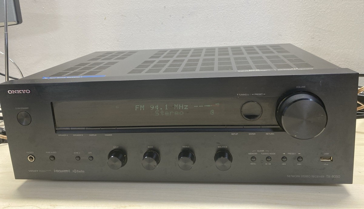 Onkyo TX-8050 Network Stereo Receiver Bluetooth FM/AM Radio | eBay
