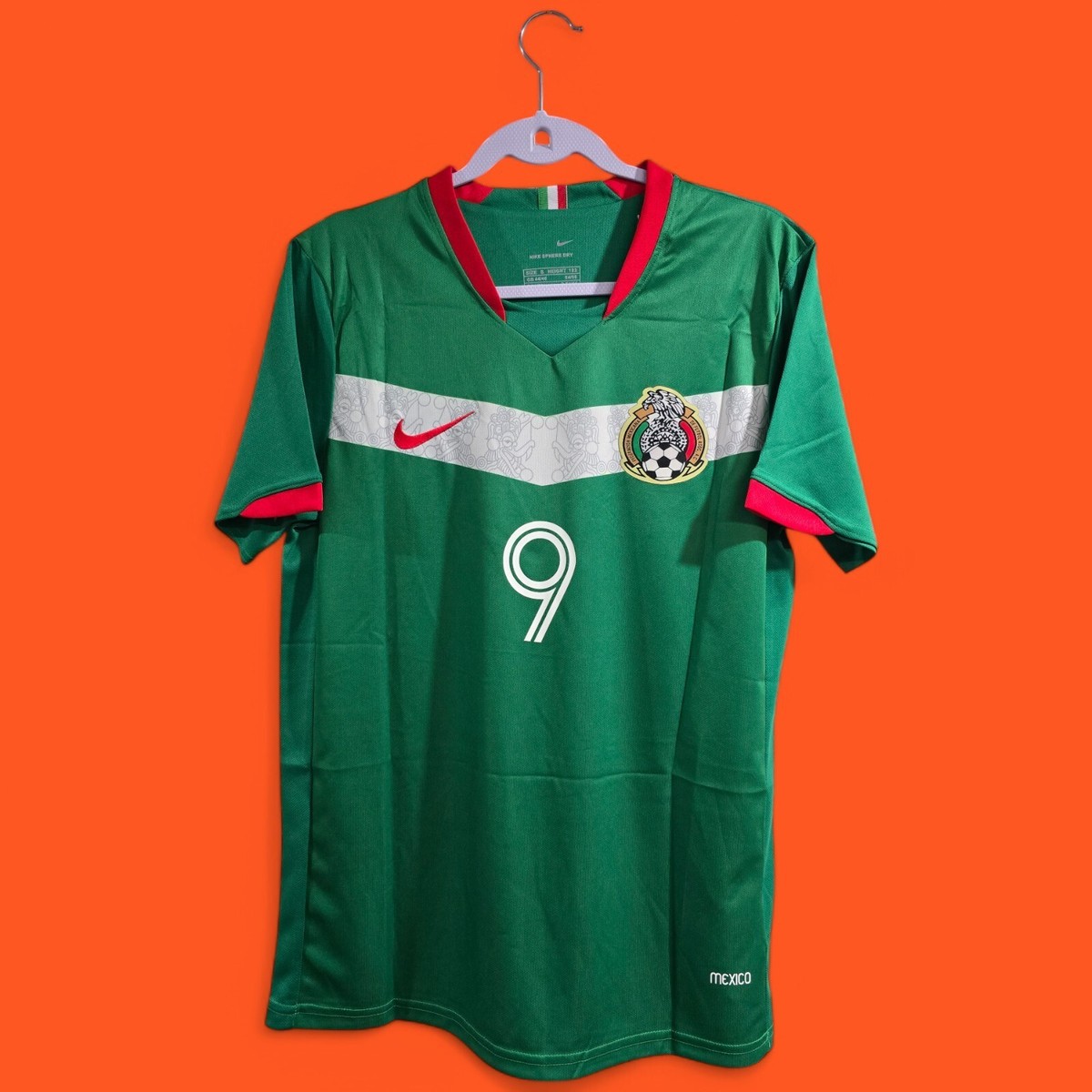 Mexico National Team Home - World Cup 2006 - J. Borgetti # 9