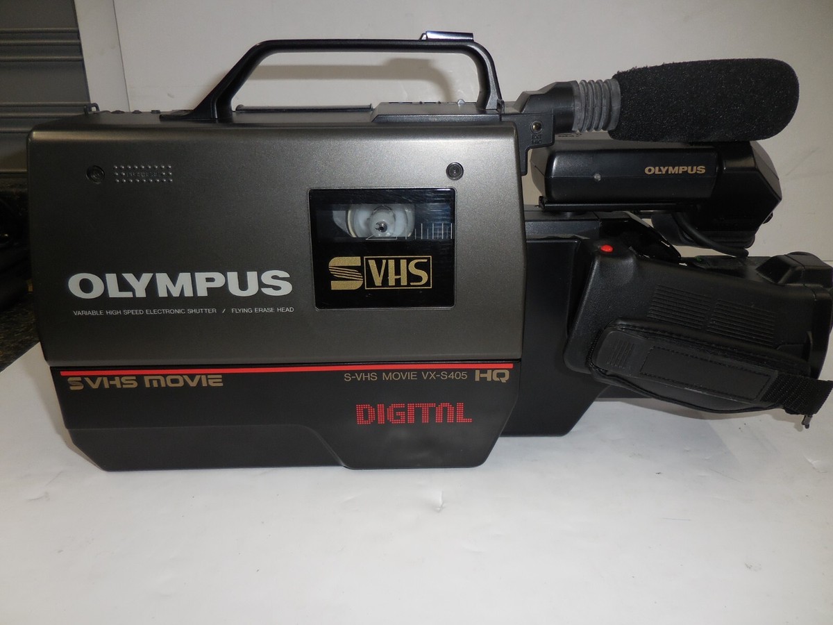 Vintage OLYMPUS DIGITAL S-VHS Movie VX-S405 VIDEO CAMCORDER with